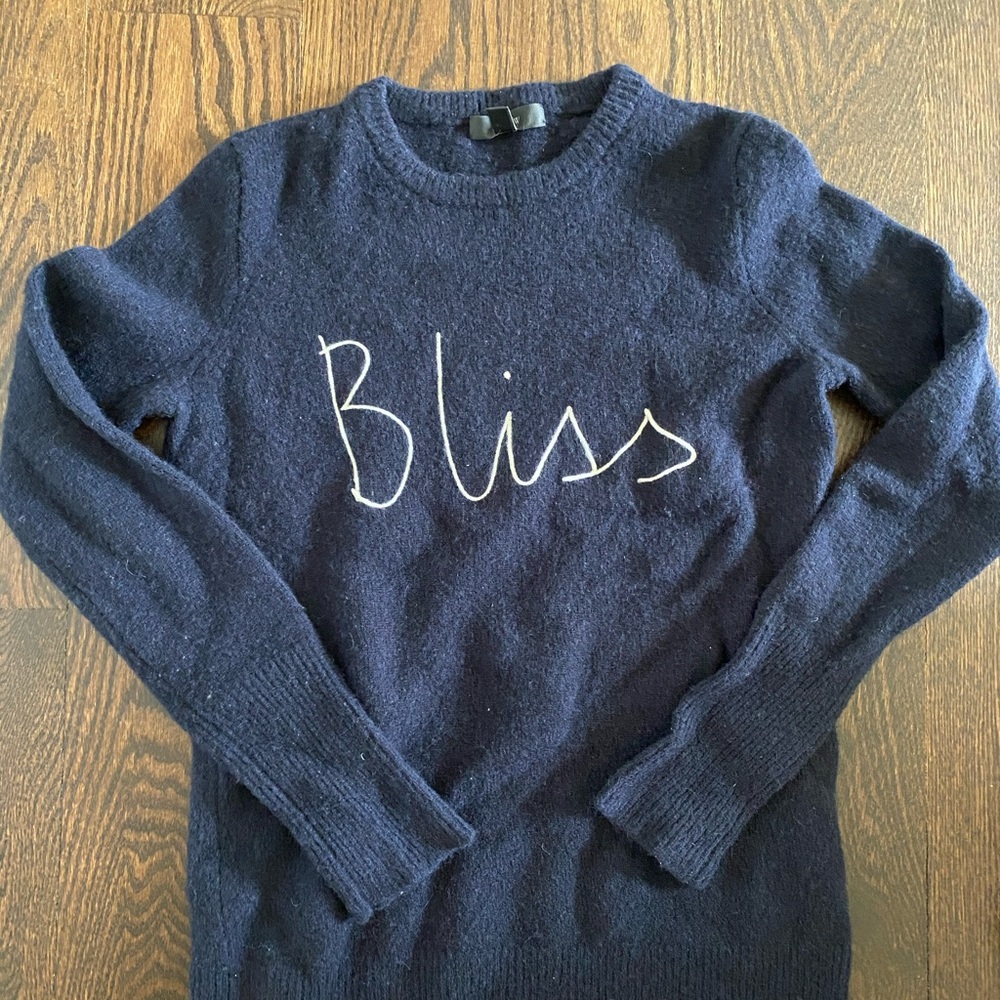 Jcrew Navy Bliss Sweater